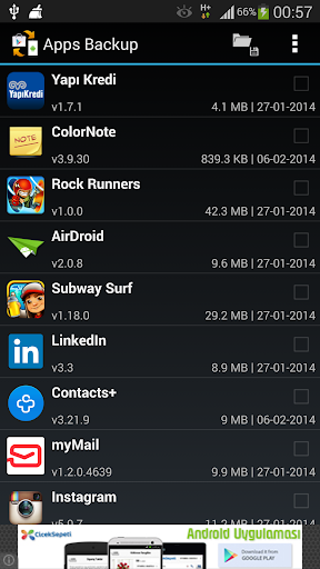Apps Backup