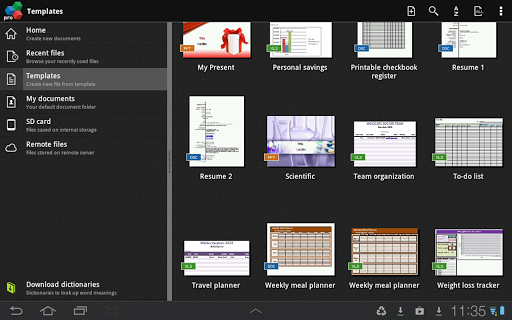 OfficeSuite Pro 7 (PDF & HD) v7.2.1311 Apk