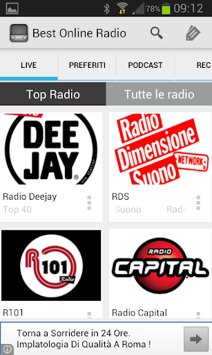 【免費音樂App】Best Online Radio - Italia-APP點子