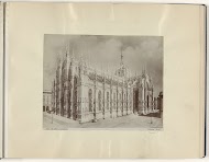 Gezicht op de Dom van Milaan