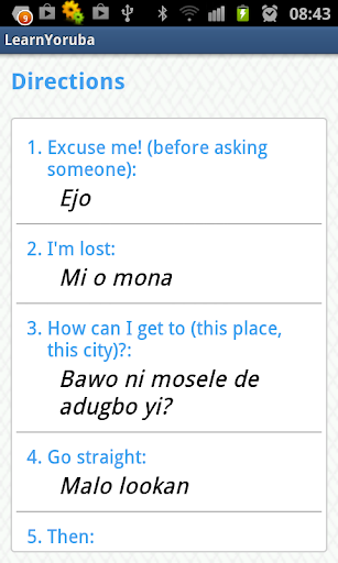 【免費教育App】Learn Basic Yoruba-APP點子