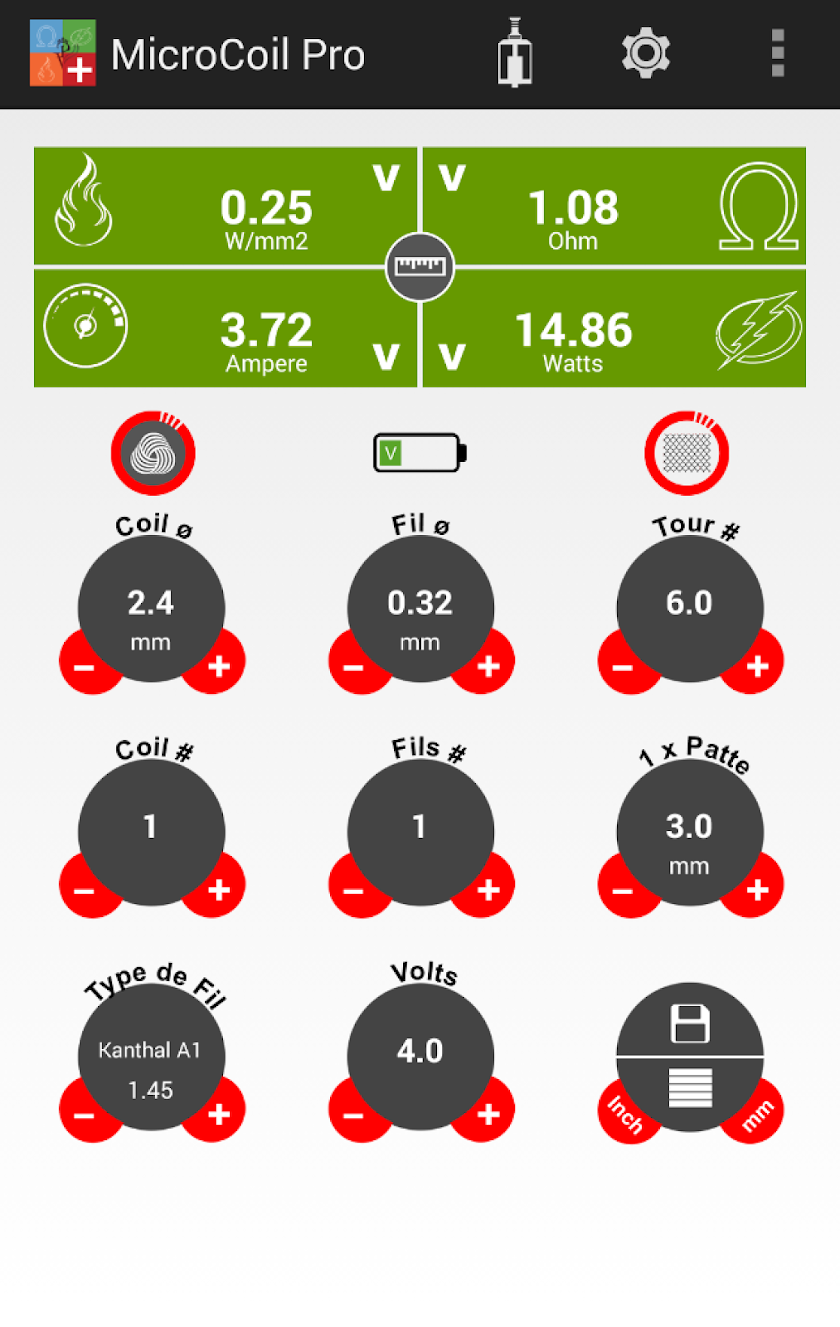 MicroCoil Pro (Swiss VP) Screen 1