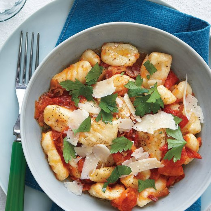 bacon recipe martha Gnocchi stewart and Tomato Recipe with    Bacon Yummly