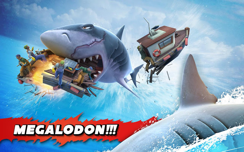 Hungry Shark Evolution APK+DATA v3.3.2 MOD (Unlimited Money + Gems) - screenshot