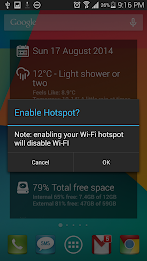 DashClock Hotspot Extension by David Mouser poster 2