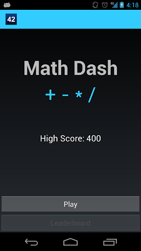 Math Dash