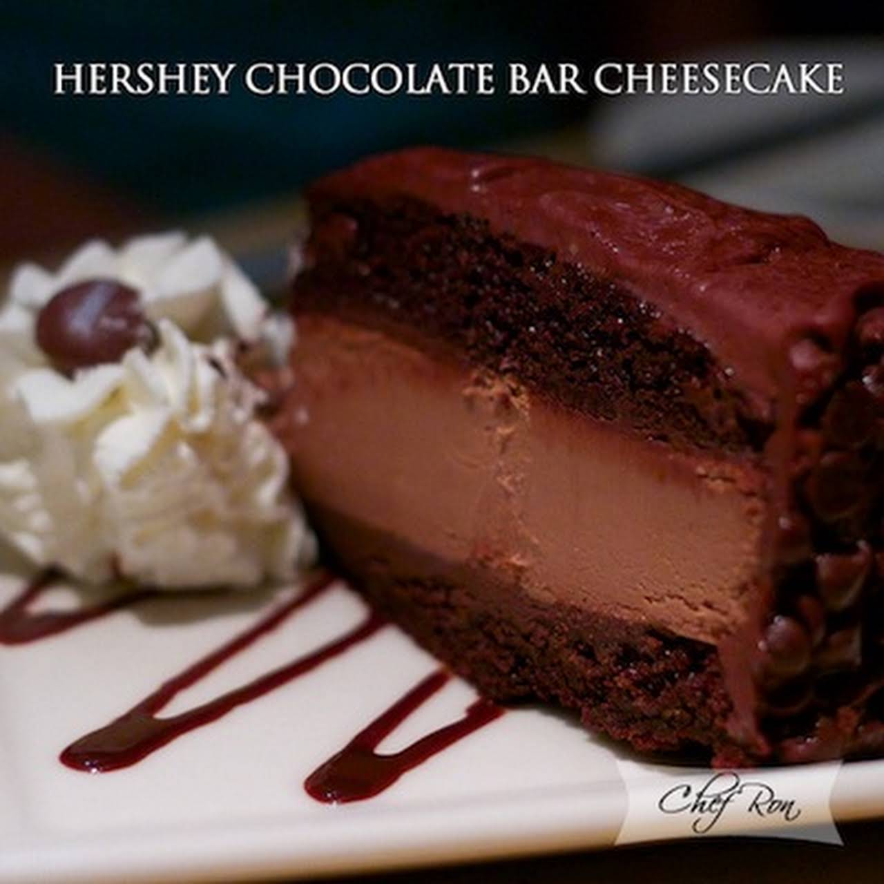 HERSHEY CHOCOLATE BAR CHEESECAKE