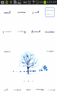 download Winter tree go launcher theme free