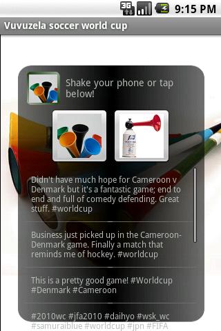 Vuvuzela soccer world cup Screen 3