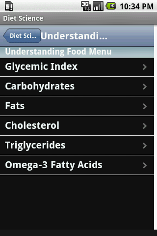 Diet Science Screen 2