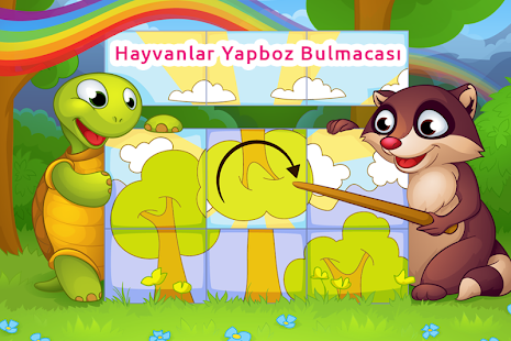  Hayvanlar Yapboz Bulmacası-   