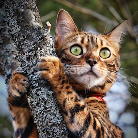 by Jane Bjerkli - Animals - Cats Portraits