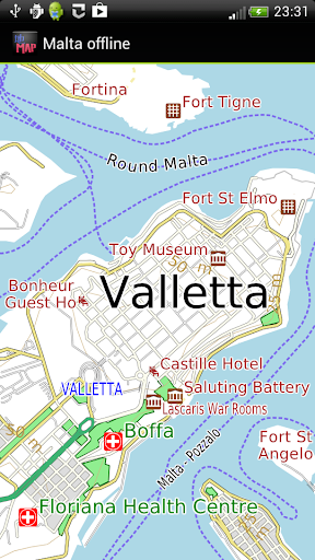 【免費旅遊App】Malta offline map-APP點子