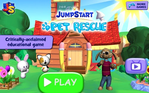 Android application JumpStart Pet Rescue screenshort