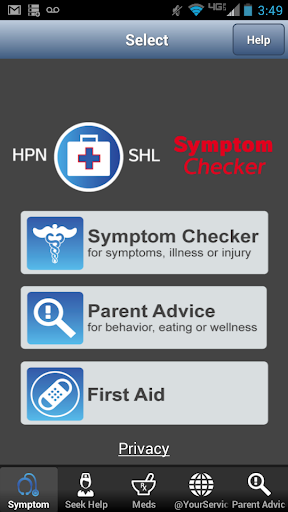 HPN SHL Symptom Checker