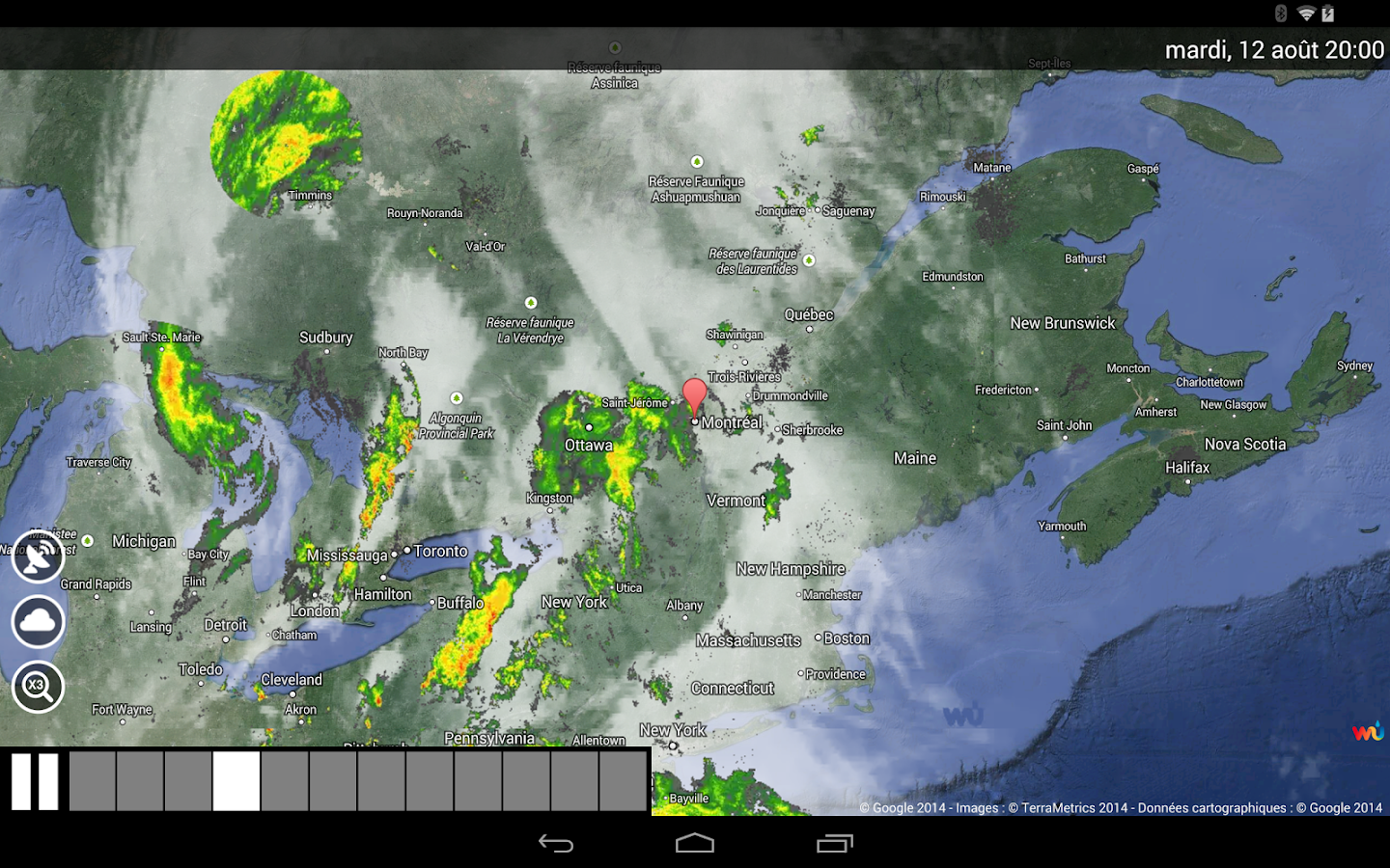Météo Québec , Canada XL PRO Applications Android sur Google Play