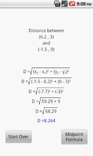 Distance and Midpoint Formula