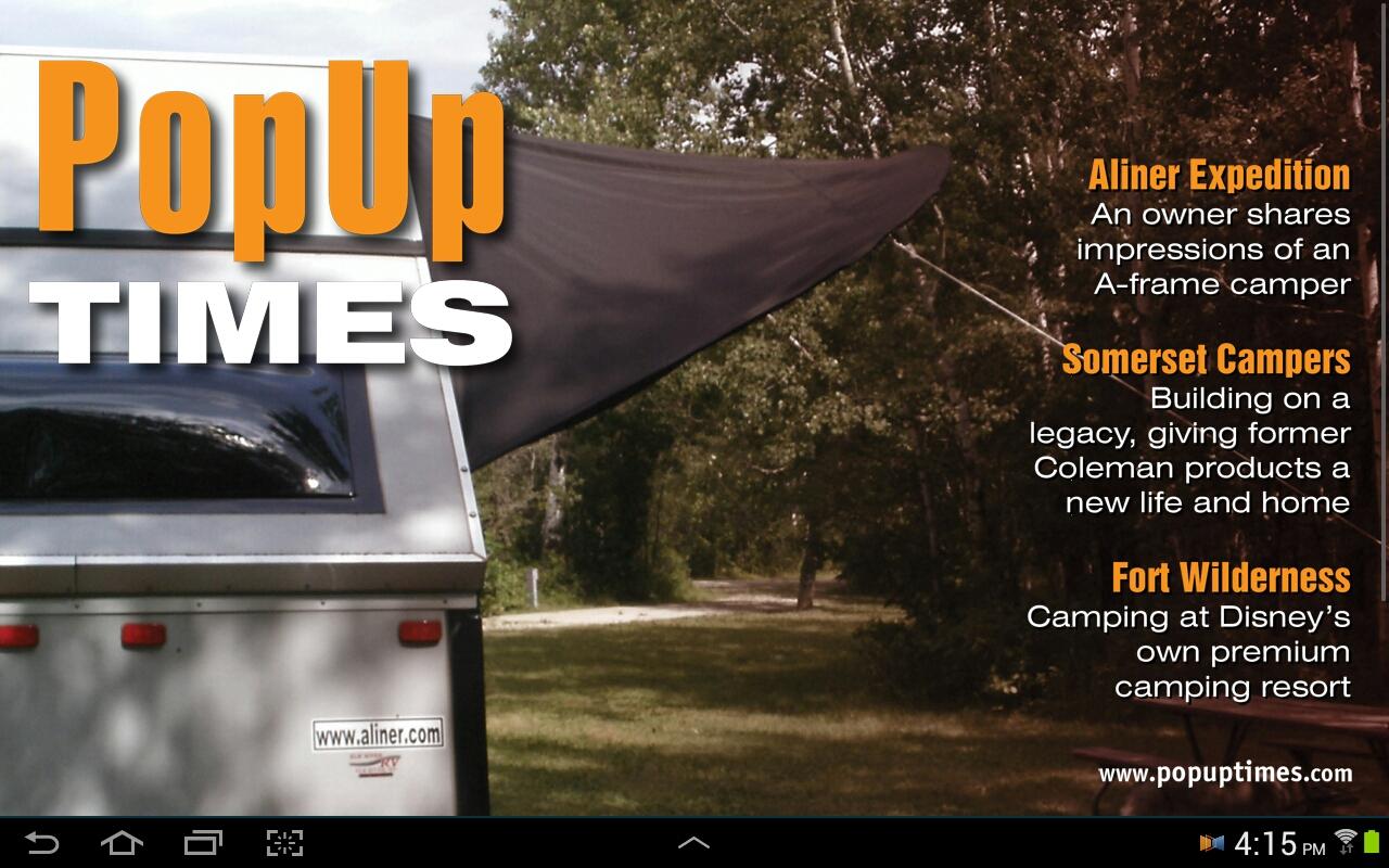 PopUp Times Magazine Screen 3