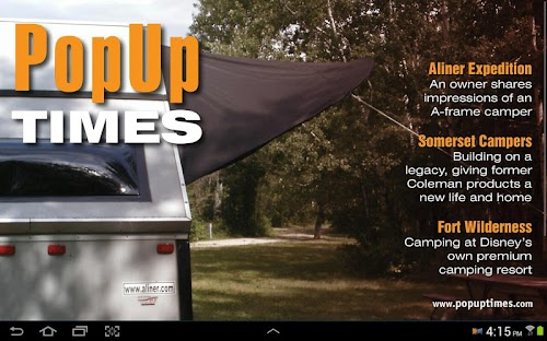 Android application PopUp Times Magazine screenshort