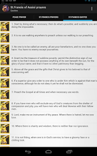 St. Francis of Assisi prayers Screenshots 3