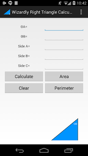 Wizardly Right Triangle Calc