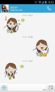 How to get GO SMS Pro MissMay Sticker 1.1 unlimited apk for android