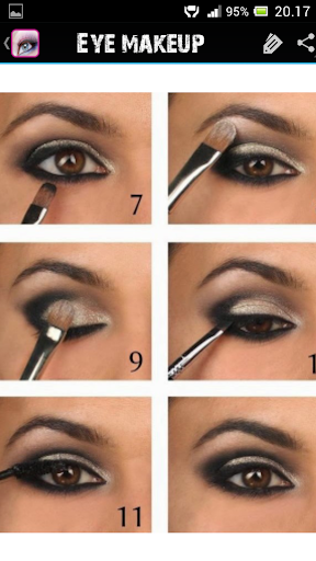 【免費教育App】Eye Makeup Guide Step by Step-APP點子