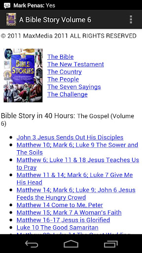 iBible Story: Volume 6