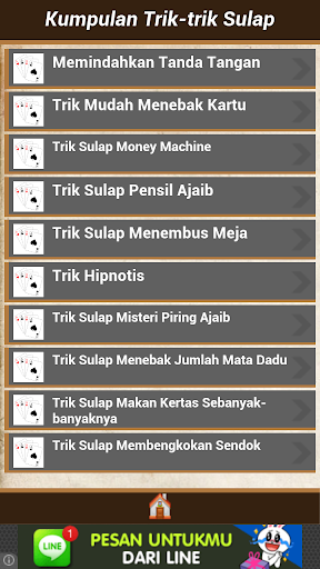 Kumpulan Trik Sulap Master