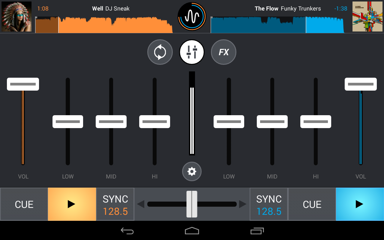 Cross DJ - Mix your music - screenshot