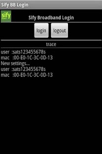 Android Sify BB Login Client Screenshots 0
