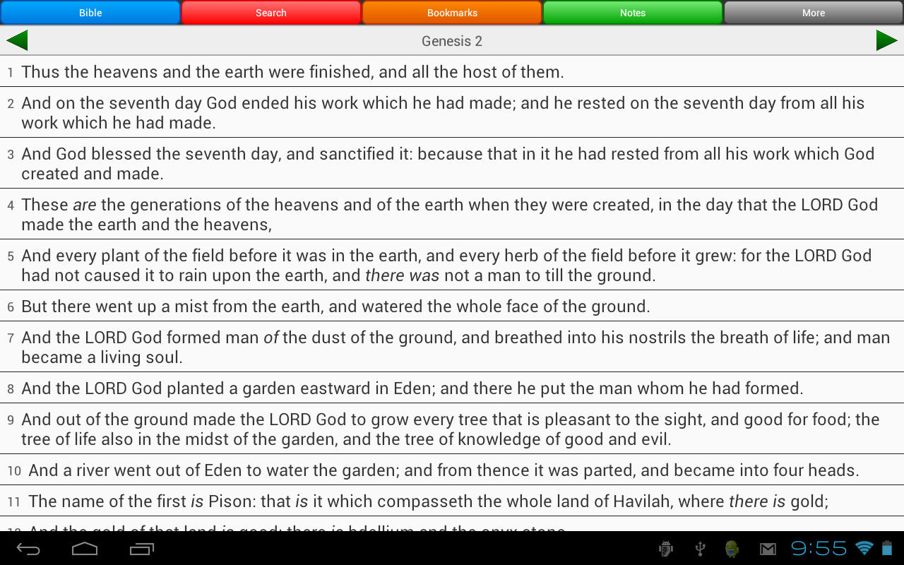 Holy Bible, King James Version - screenshot