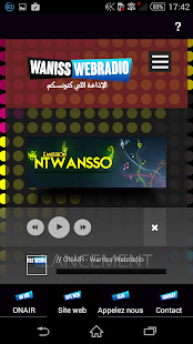 Waniss Radio SiteWeb Screenshots 1 Waniss Radio SiteWeb Screenshots 1