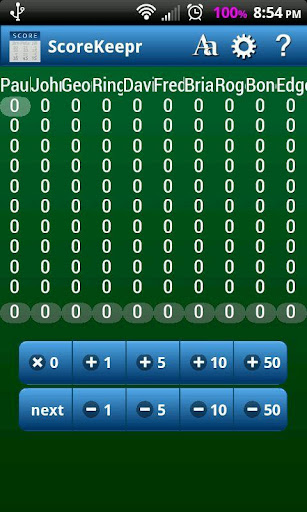 Score Keeper BACON