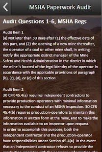 Lastest MSHA Paperwork Audit APK for Android