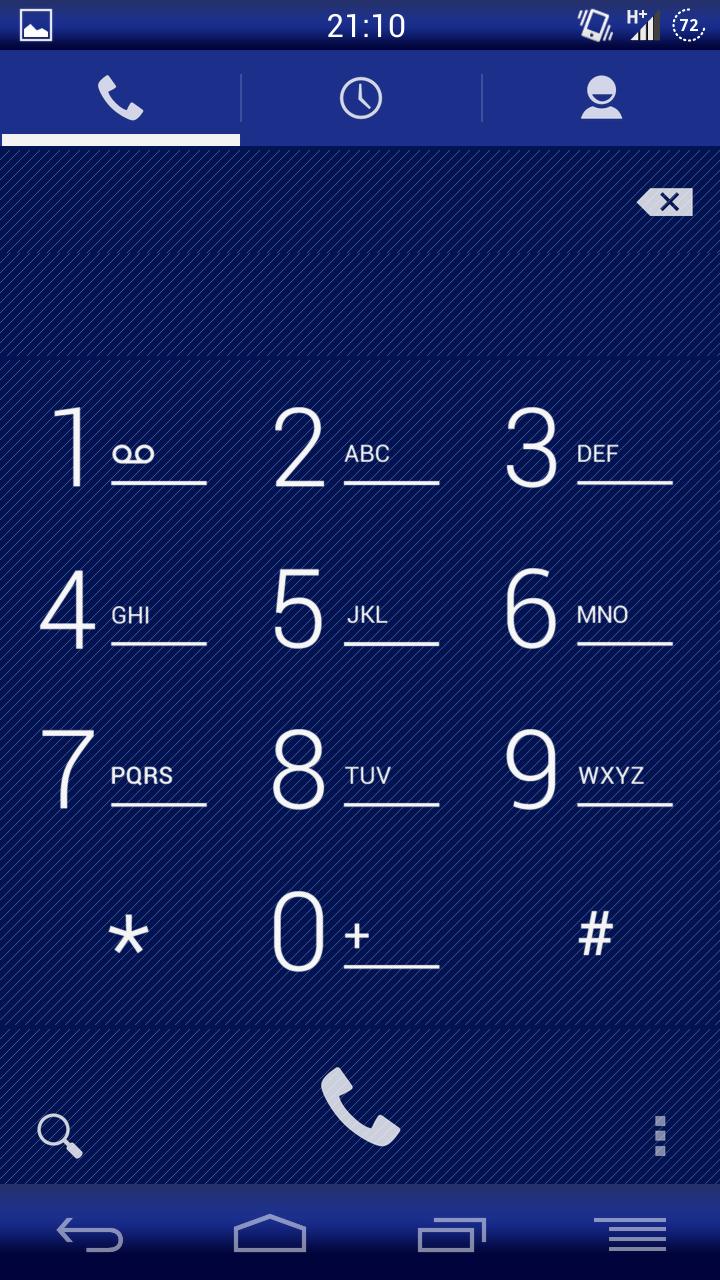 Blue-White Team Theme Engine Screen 3