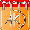 Work Calendar mobile app icon