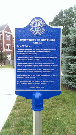 University of Kentucky Creed
