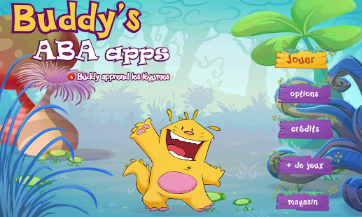 Capture d'ecran de l'application Android Buddy learns the vegetables