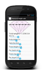 Diamond weight calculator poster 1