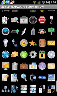 Free Icon Set O ADW/Circle Laun/DVR APK for Android