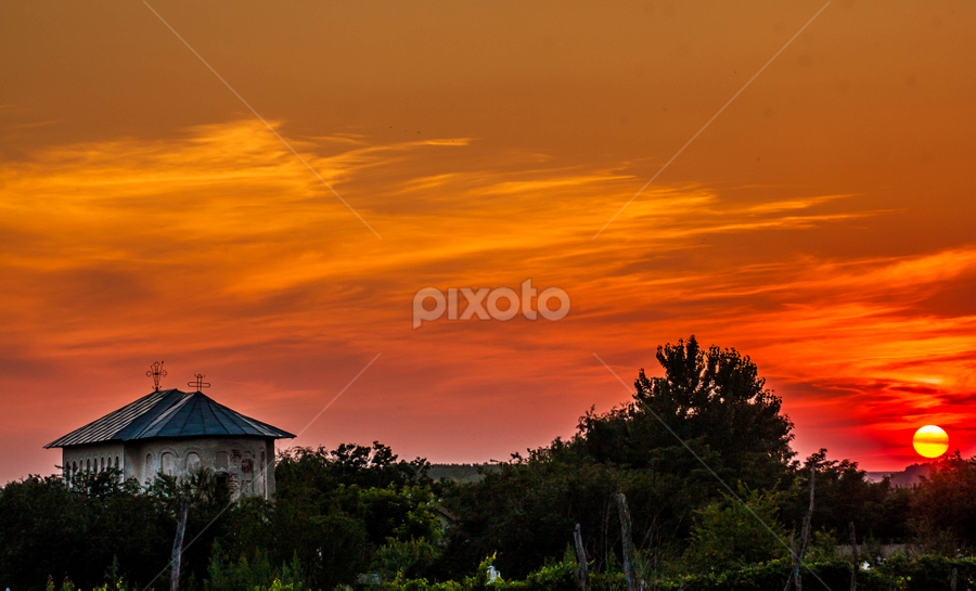 Sunset by Hamos Gyozo - Landscapes Sunsets & Sunrises