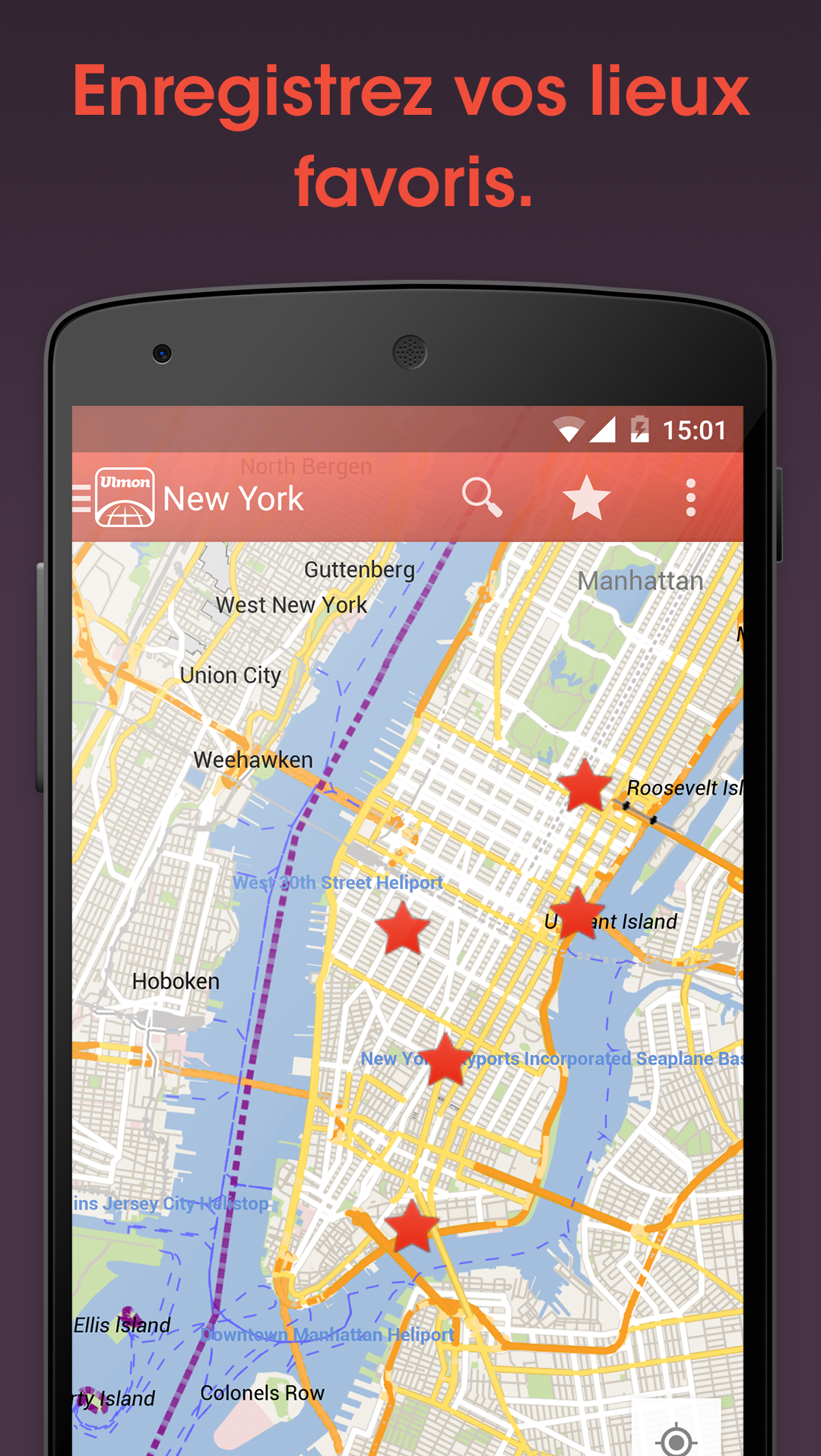 Android application CityMaps2Go  Offline Maps for Travel and Outdoors screenshort
