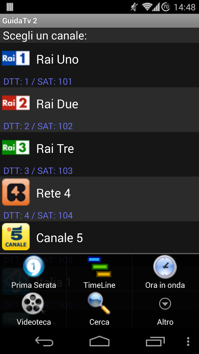 Guida Tv Donazione Screen 1