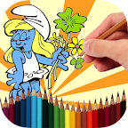Coloring Book The Smurfs