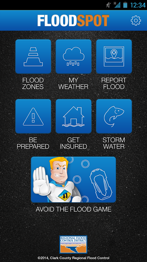 Android application FloodSpot screenshort