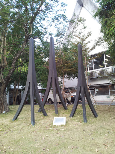 Sculptures in Front of Pommerenke Student Centre