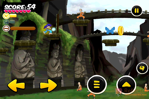 Android application Wushu Hero Kung Fu Runner screenshort