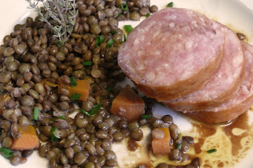 Tuscan Lentils with Sausage