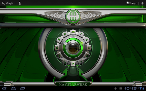 免費下載個人化APP|Clock Widget Green Gear app開箱文|APP開箱王